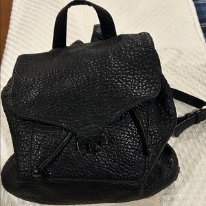 Tory Burch Black Leather Backpack